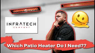 Infratech Patio Heater Review  Different Models Set Up and How to size your patio for heaters [upl. by Kyne511]