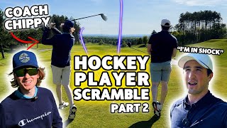 How low can two Hockey Players go  Golf Scramble Ft Coach Chippy Part 2 [upl. by Ainimreh944]