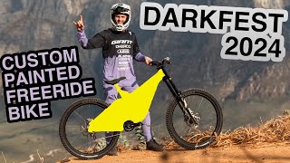 CUSTOM DARKFEST BIKE AND FIRST HITS [upl. by Leyameg]