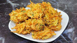 How to cook potato fritters  potato and carrot fritters recipe crispy ukoy recipe [upl. by Ramona69]