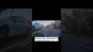 Driving In Jersey  Manahawkin tesla closecall baddrivers fail motorcycle dashcam newjersey [upl. by Mirilla]