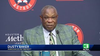 Dusty Baker retires after nearly 50 years in MLB [upl. by Ellord]