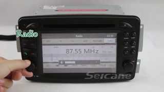 Car original stereo replacement upgrade for Mercedes Benz MB CLK W209 dvd gps [upl. by Ivar]