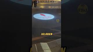 ZebraCross di Cina Pake PROYEKTOR❗😲 videoshort jalan keren [upl. by Hajile582]