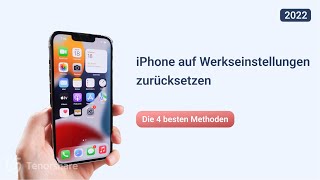 iPhone auf Werkseinstellungen zurücksetzen  Die 4 besten Methoden [upl. by Zeph421]