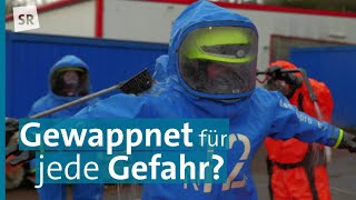 Üben für den Katastrophenfall – ABCZug der Feuerwehr Neunkirchen Saar  zehnminuten [upl. by Orfinger]