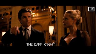 Bruce Wayne meets Rachel  Restaurant Scene  Dark Knight 2008 English HD [upl. by Akimahs673]