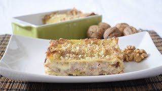 LASAGNE CON SALSA ALLE NOCI E SPECK [upl. by Mcnamee]