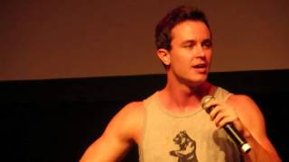 Kissing nasty Lydia scene  Ryan Kelley panel  Werewolfcon [upl. by Nalliuq]