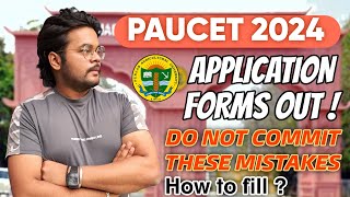 MISTAKES IN FORM❌😱How to fill PAUCET FORMBEST VIDEO ON YOUTUBE paucet [upl. by Aletse]