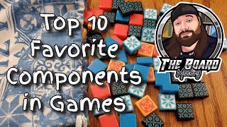 Top 10 Components in Board Games [upl. by Dlarrej170]