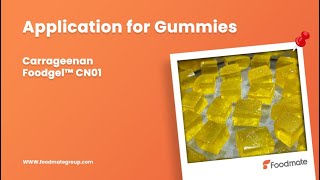 Discover the Secret of Our Carrageenan to Create Classic FruitFlavored Gummies [upl. by Coulson]