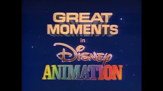 Great Moments in Disney Animation  The Disney Sunday Movie 1987 [upl. by Shandee]