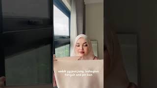 Tutorial shawl labuh depan belakang simple [upl. by Naynek]