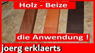 Richtig Holz beizen und färben mit Wasserbeizeeine Anleitung Tipps amp Tricks Tutorial Nr143 [upl. by Roxanna]