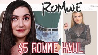 I Wore 5 Clothes From Romwe For A Week [upl. by Wira485]