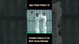 Ajaz Patel Perfect 10 Wicket Haul vs India in Mumbai ajazpatel 10wickets indvsnz [upl. by Sikorski895]