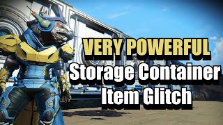 VERY Powerful Storage Container Item Glitch  No Mans Sky [upl. by Avle]