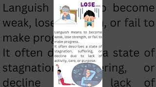 Languish Meaning english vocabulary languish shorts exploremore englishspeaking learnenglish [upl. by Avuha]