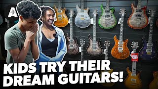 Kids Choose their Dream Guitar Rigs at Andertons [upl. by Paule]