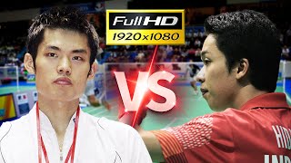 High Quality  MS  Lin Dan vs Taufik Hidayat  2007 French Open [upl. by Stelu]