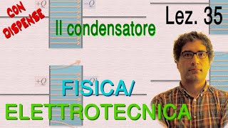 Lez 35 Il condensatore – campo elettrico nel condensatore piano – prof Donato DAlessandro [upl. by Lowery777]