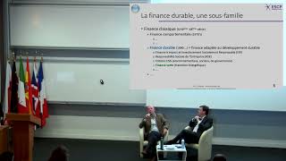 Conférence Débat sur la quotFinance Durablequot [upl. by Sordnaxela397]