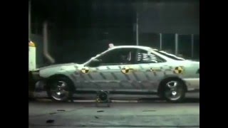 Honda Integra DC2  Crash Test Footage 1993 [upl. by Hildick]