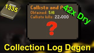 I Killed Callisto 25000 Times for a Useless Item  Ironman Collection Log Degen E108 [upl. by Ardnikal]