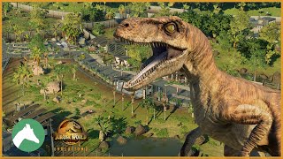 Velociraptor amp Proceratosaurus Enclosures  Jurassic World Evolution 2  Sandbox [upl. by Rusert]