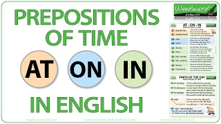 AT ON IN  Prepositions of Time in English [upl. by Maggi]