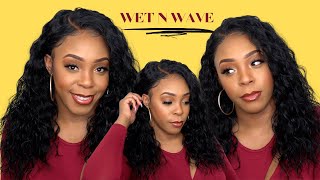 Diana Bohemian Brazilian Secret Human Hair Blend Melt Down Lace Wig  MDL WET N WAVE WIGTYPESCOM [upl. by Aicelav429]