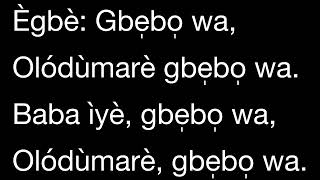 Gbebo wa Olodumare gbebo wa Baba iye [upl. by Airad]