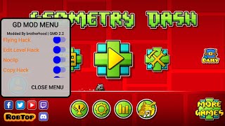 Geometry dash mod menu v2205 android [upl. by Nosneb]