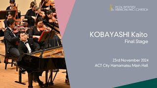 KOBAYASHI Kaito Final Stage the 12th Hamamatsu International Piano Competition [upl. by Cherida]