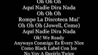 Bailando Fue Ft Jowell y Randy with Lyrics [upl. by Eugaet]