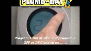 How to Programme a Salus SSeries ST620RF Wireless Room Thermostat [upl. by Hulbert725]