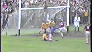 Stephen Joyce Goal  Galway v Rcommon 1986 Connaught SFC Final [upl. by Enelhtac]