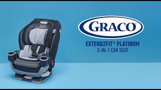 Graco® Extend2Fit® Platinum 3in1 Car Seat [upl. by Dacia179]