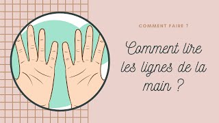 Comment lire les lignes de la main [upl. by Arymahs]