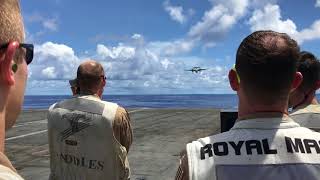 On the LSO Platform aboard USS Ronald Reagan CVN76 2 [upl. by Carleen]