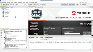 MPLab X IDE First Use [upl. by Towill]