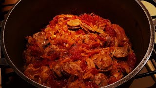 ✨FRA SUB✨🌴🐷🍽RECETTE DU ROUGAIL SAUCISSES DE LA REUNION 🌴🐷🍽소시지 루게일을위한 조리법레위니옹🌴🐷🍽 [upl. by Varin594]