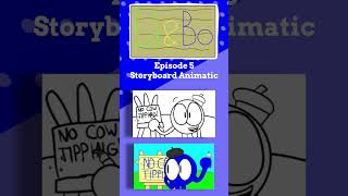 Ed and Bo Episode 5 Storyboard Animatic Side By Side animation KazukiToons shorts storyboards [upl. by Anilorac228]