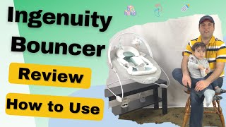 Ingenuity Automatic Baby Bouncer Product Review  How to Use [upl. by Hgieleak516]