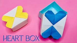 Origami Heart Box [upl. by Ilowell]