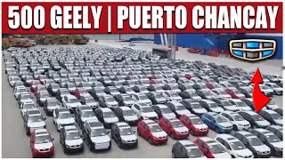 Puerto de Chancay 500 unidades GEELY ingresaron al país [upl. by Gurney]