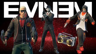 ALL Eminem Skins Gameplay In Fortnite  EARLY Item Shop Look At His Bundles FULL REVIEW [upl. by Kaden]