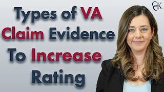 Types of VA Claim Evidence to Increase Your VA Disability Rating [upl. by Ailema]