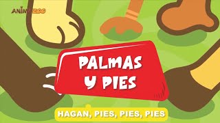 Palma y Pies rueda rueda Canciones para Aprender con Animazoo [upl. by Aitselec]